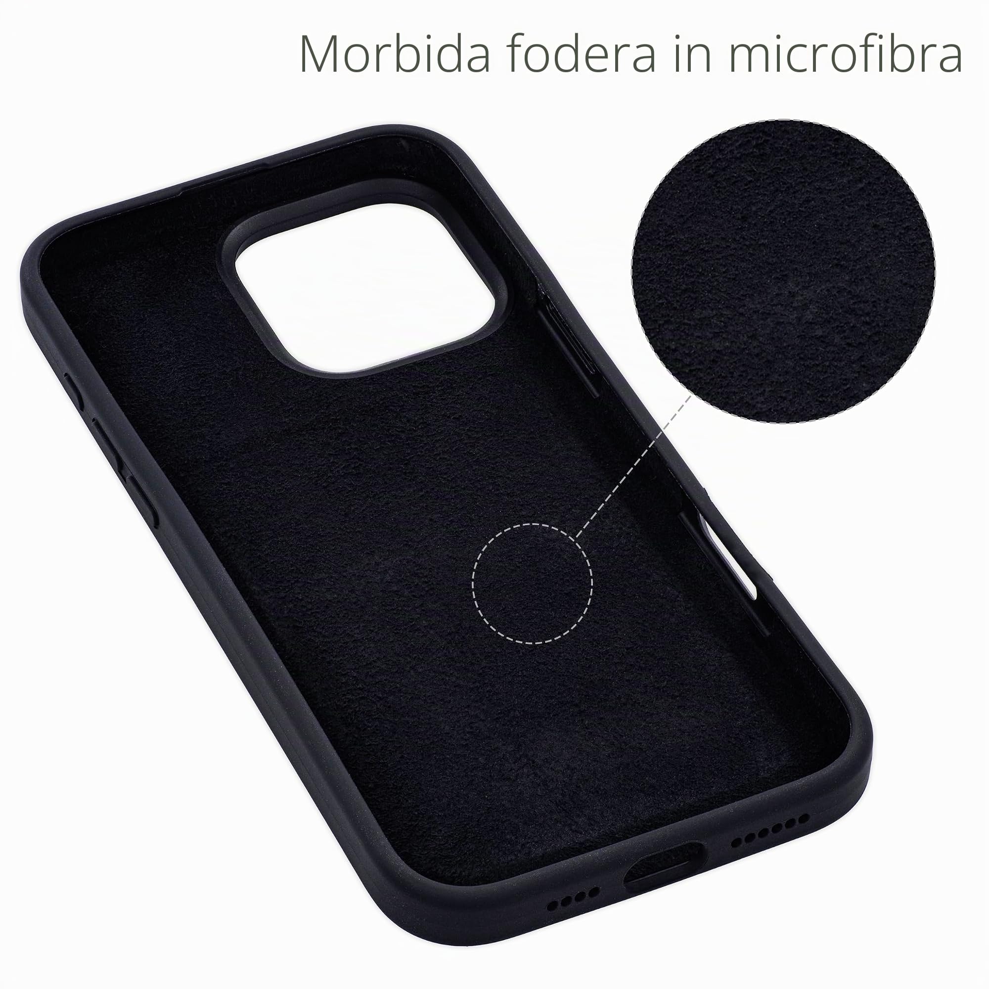 Dockem Custodia per iPhone 16 Pro Max con Guscio in Silicone, Piastra Metallica Integrata per Montaggio Magnetico e Portafoglio in Finta Pelle Cucito con 2 Slot per Carte (M2L, Nero)