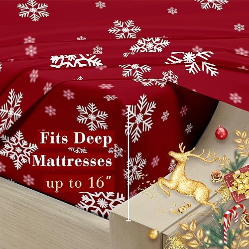 Miniatura 3 de YIYEA Juego de sábanas tamaño individual  Sábanas florales  Sábanas florales de microfibra ultra suave de doble cepillado para cama de tamaño