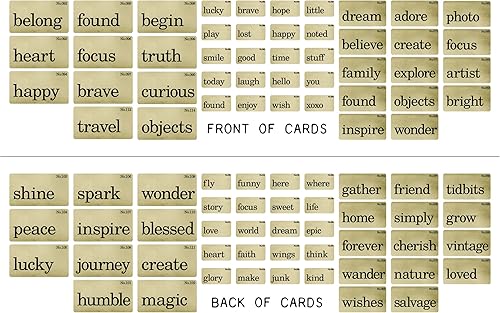 Miniatura 2 de Tim Holtz - Advantus Idea-Ology - Tarjetas de doble cara (45 unidades), color blanco