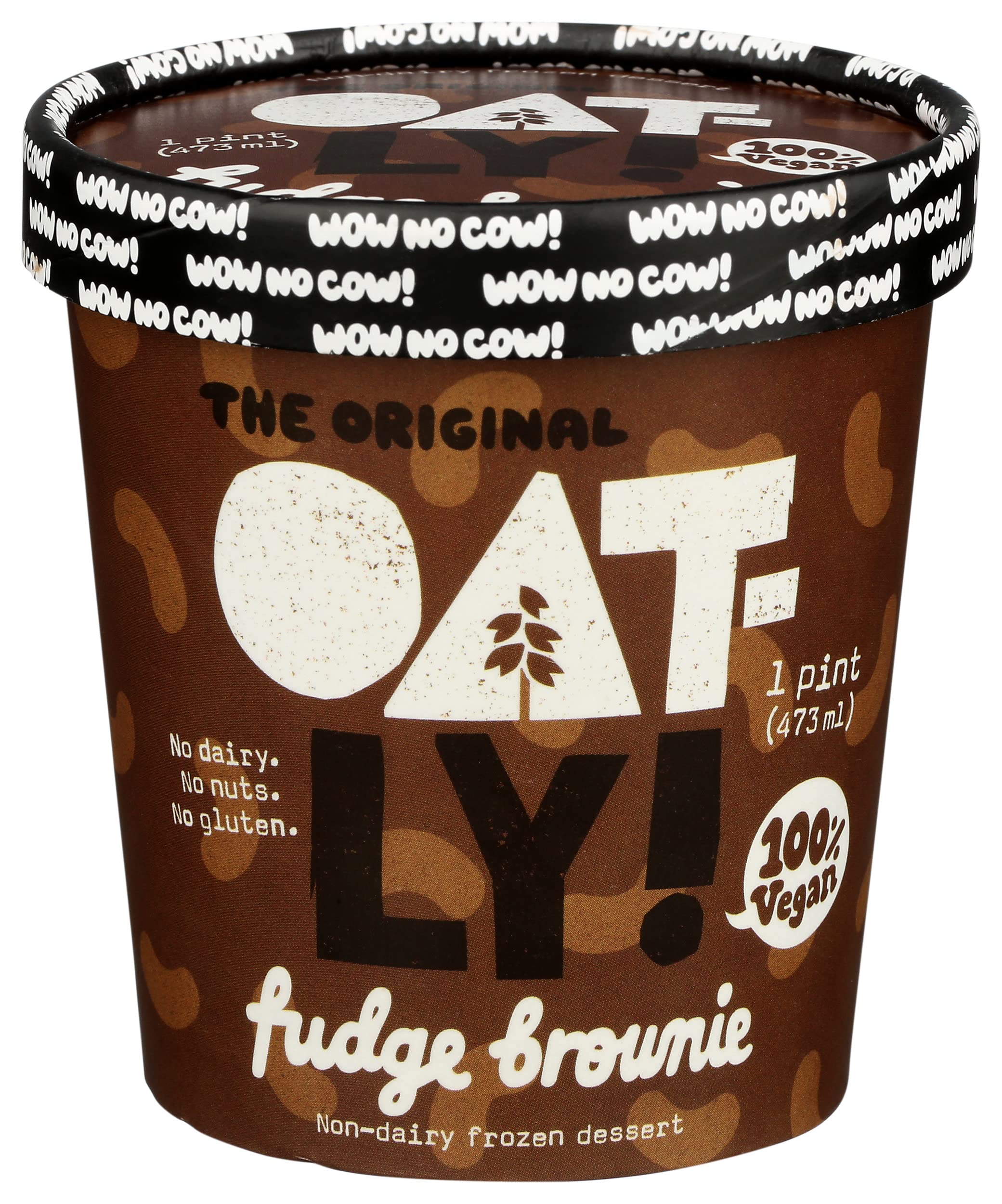 OATLY Fudge Brownie Frozen Dessert, 1 PT