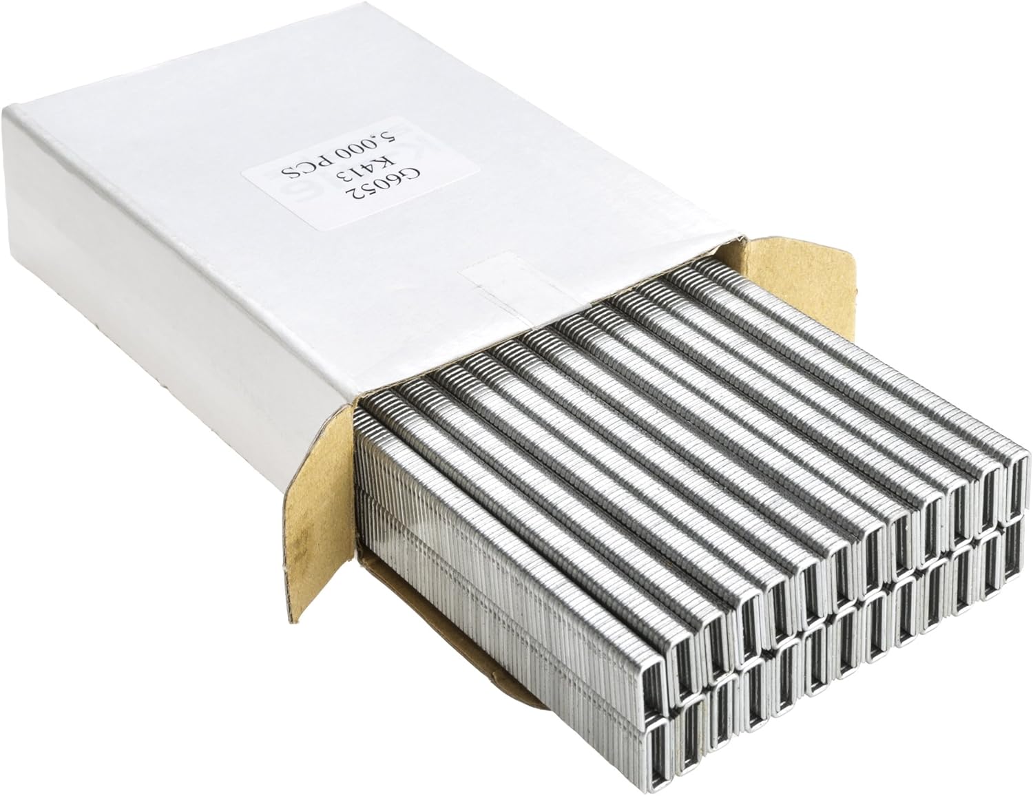 Grizzly G6052 18Gauge Staples 1/4Inch Crown Galvanized, 1/2Inch