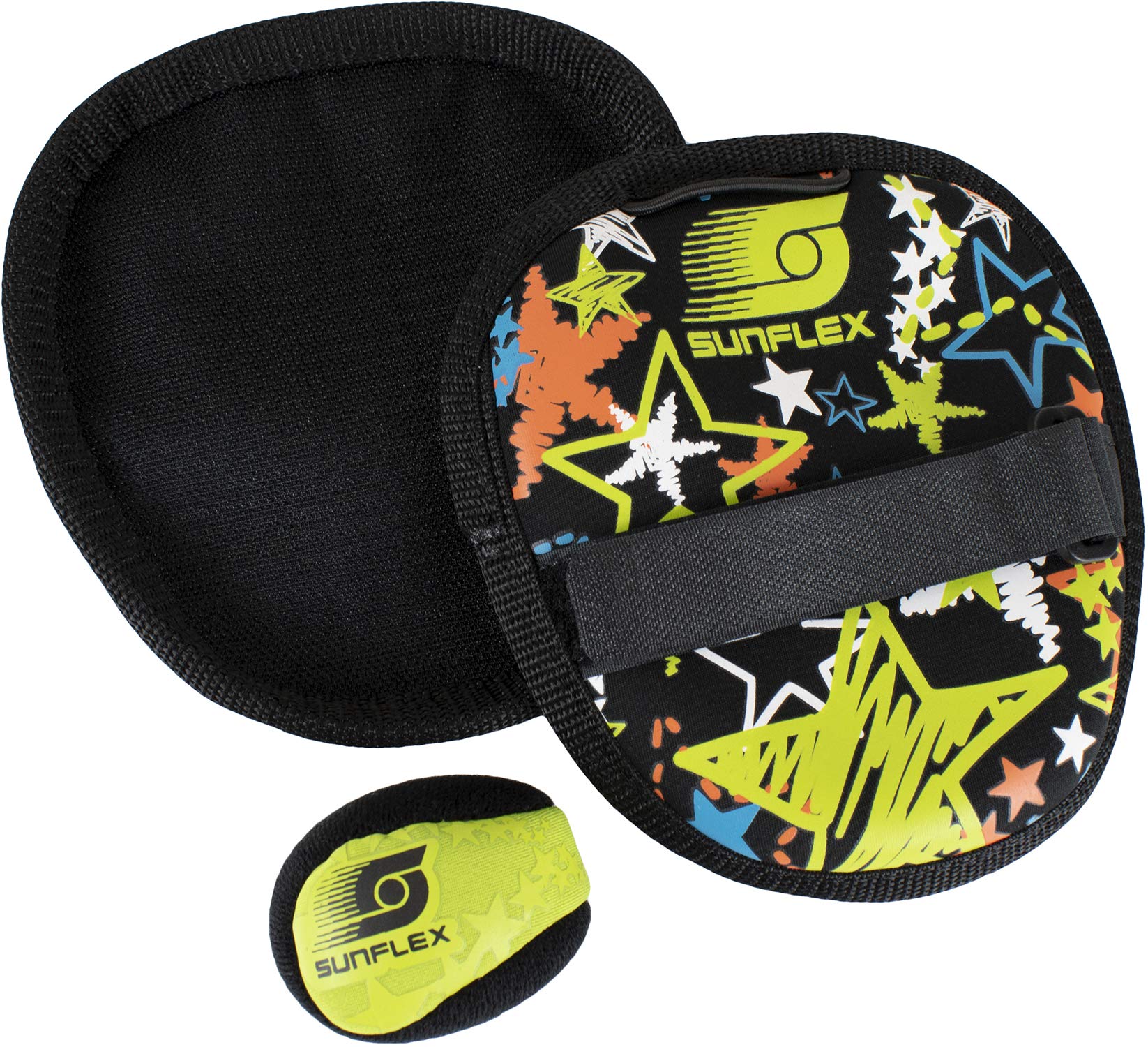 Buy Sunflex Mini Catch Glow Set - Neoprene Outdoor Water Toy - Two Player Velcro  Catch Ball Game Set That Includes Two Gloves and One Ball -  Glow-in-The-Dark Game Set Online at