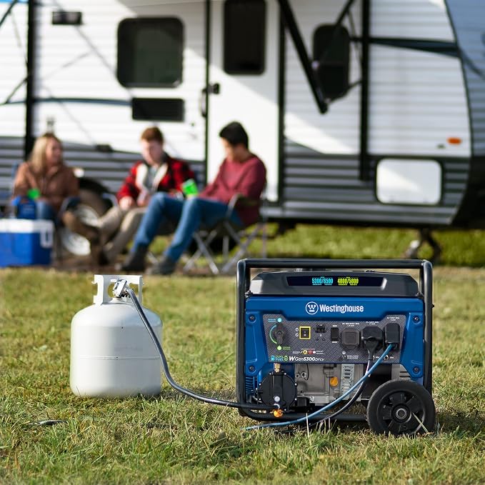 Generador portátil dual fuel Westinghouse 6500 W miniatura 2