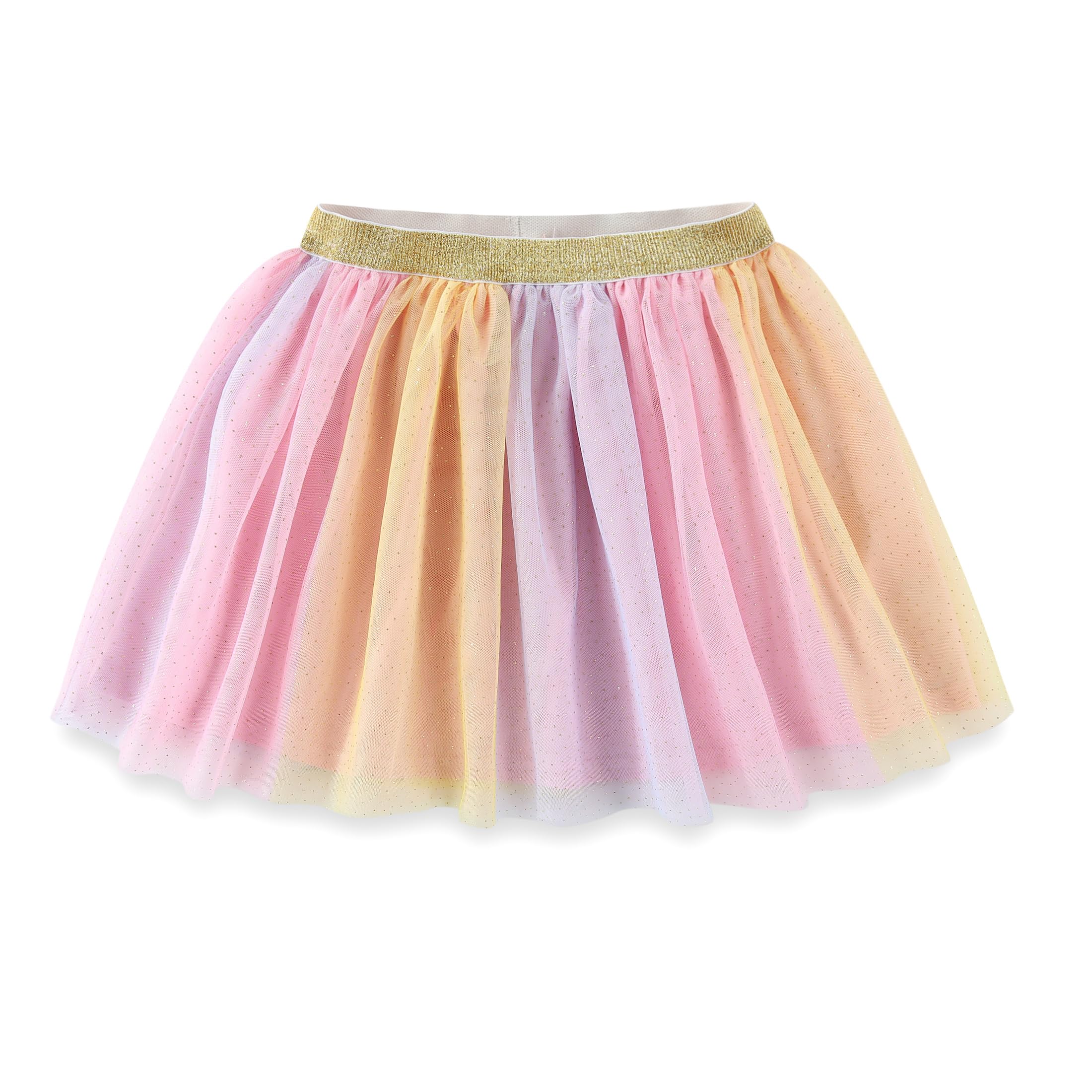 Disney Conjunto de camisa de manga corta y falda tutú de tul con banda para el pelo, para niñas y niños grandes