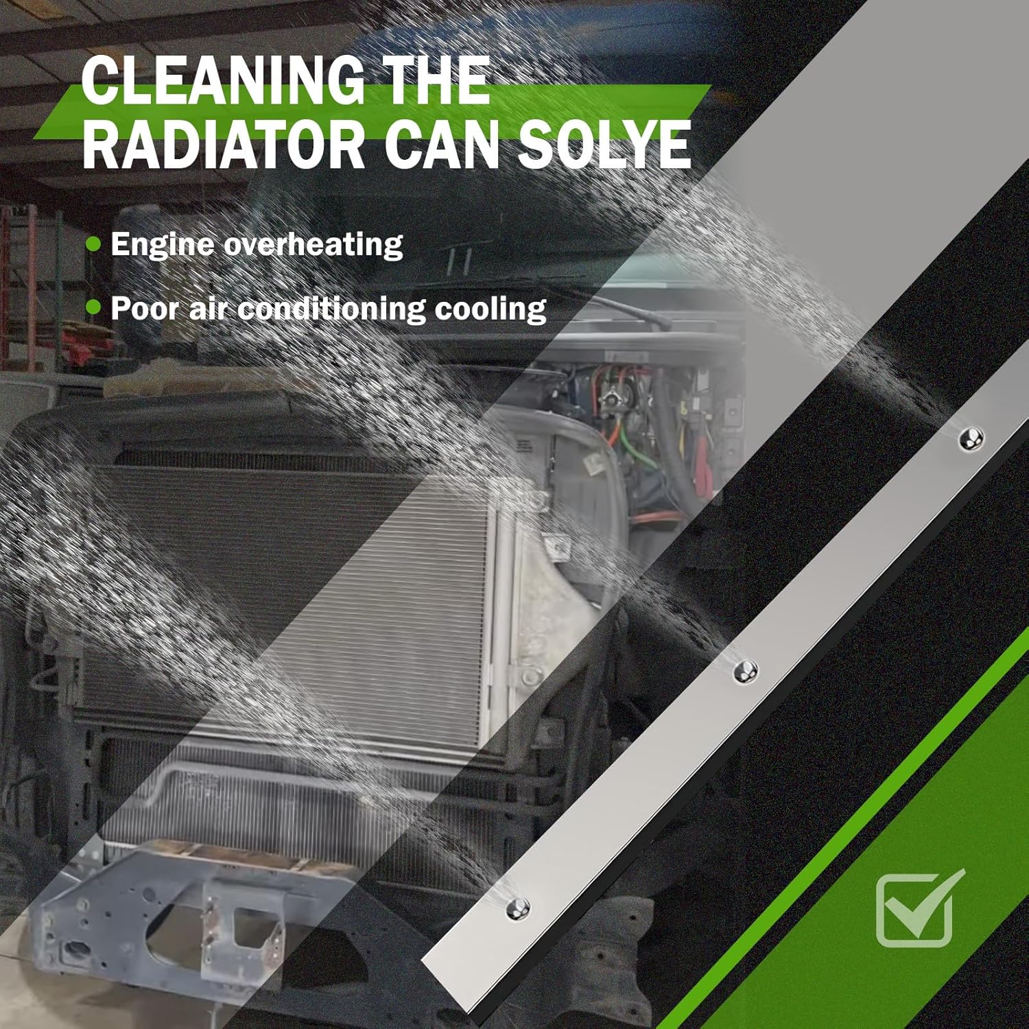 39 Radiator Cleaning Wand with Pipe Quick Connector, Car Truck RV Pressure Washer Wand, Radiator Flush & Cleaner Tool, Max 4500 PSI Pressure Washer