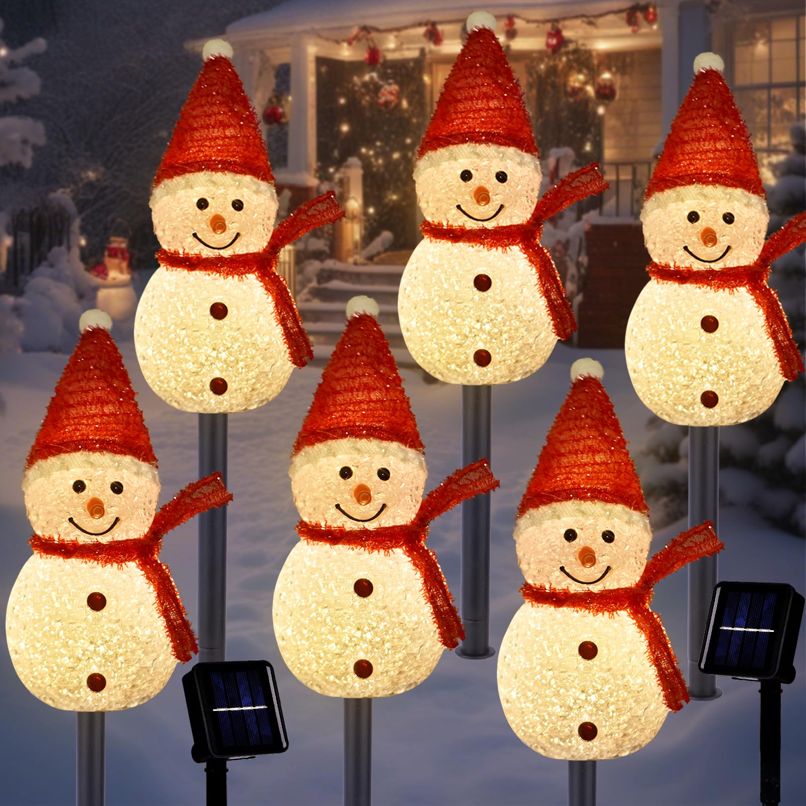 Luces De Navidad Solares Para Exterior Amazon Paquete De 2 Luces Solares Pequeñas Para árboles De Navidad Al Aire Libre, árbol De Navidad Iluminado Al Aire Libre, 24 Luces LED, Mini árbol