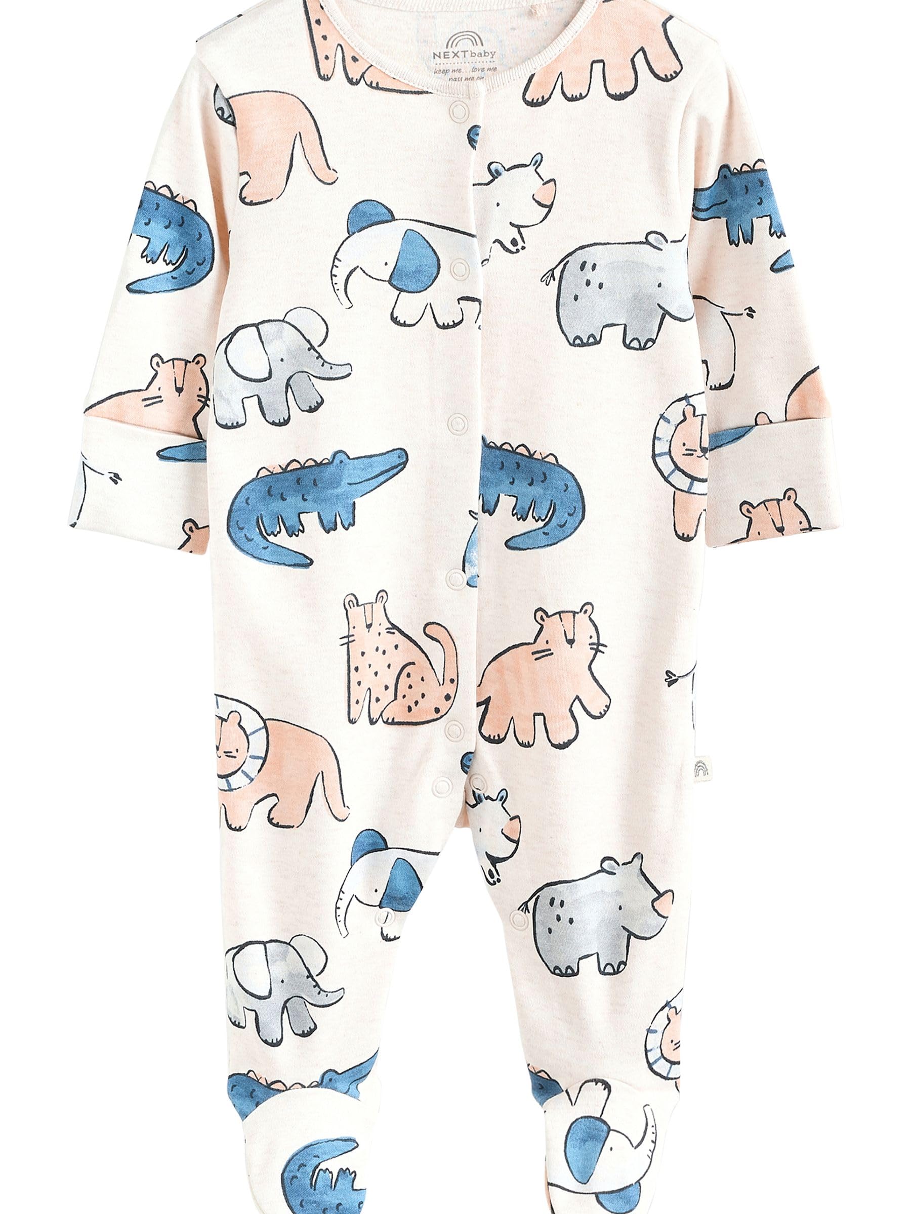 NEXT Bebés niño Pack de 3 Pijamas Tipo Pelele de bebé