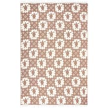 Sand Cloud Throw Blanket for Bed & Couch Taupe - 100% Turkish Organic Cotton & Jacquard Weave with Twisted Tassels - Heavy Weight, Soft & Cozy Beach & Throw Blankets - 57" x 76" - Caretta Turtle