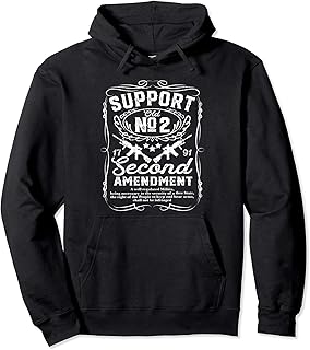 Pro 2nd Amendment Support Gun Rights Quotes Republican Gift Pullover Hoodie