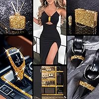 Vista 6 de Calcomanías de diamantes de imitación brillantes, diamantes de imitación para manualidades, calcomanías autoadhesivas para automóvil, decoración