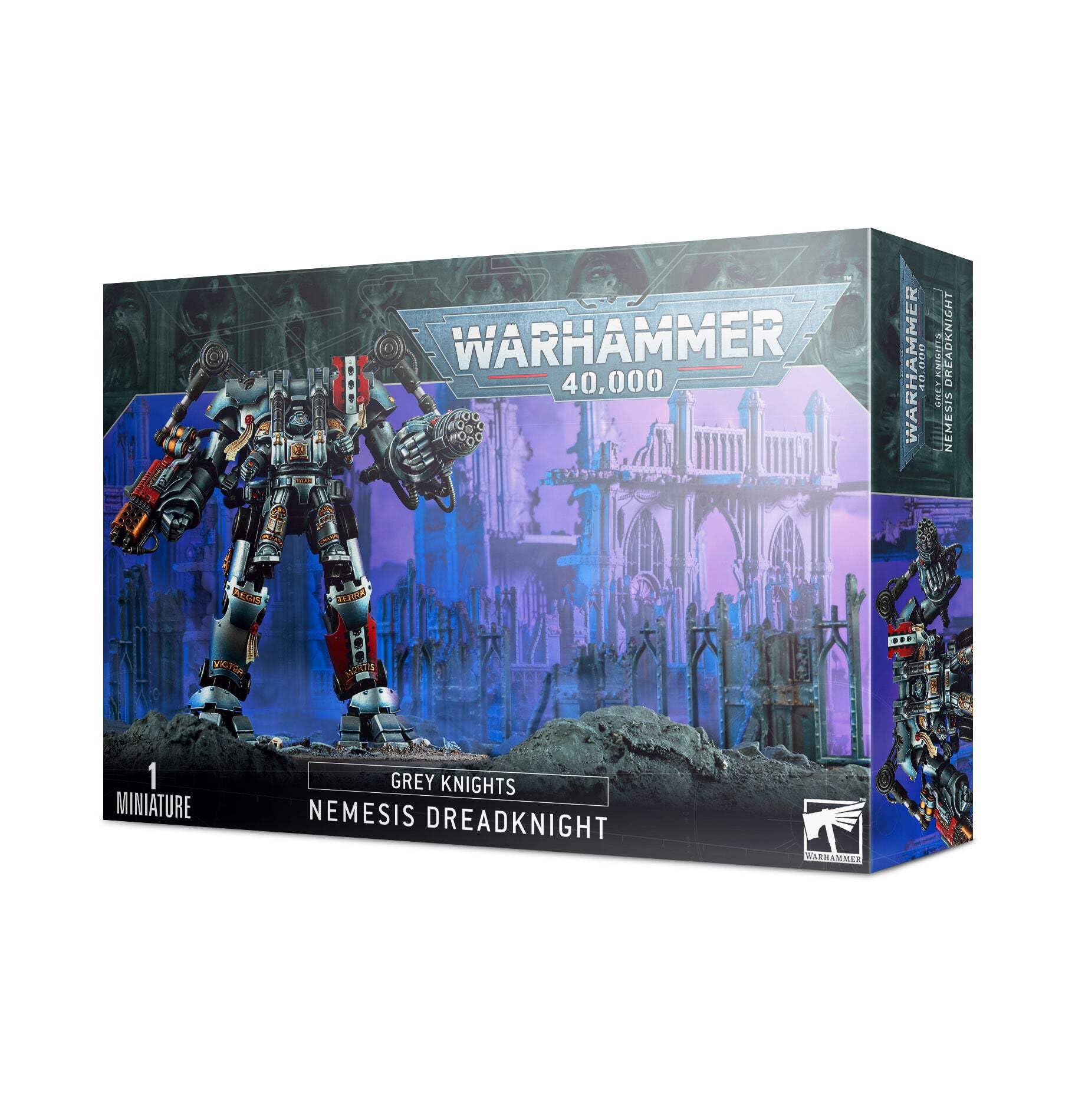 ネメシスドレッドナイト　組立塗装済み　ウォーハンマー40k ネメシスドレッドナイト 組立塗装済み ウォーハンマー40k - メルカリ