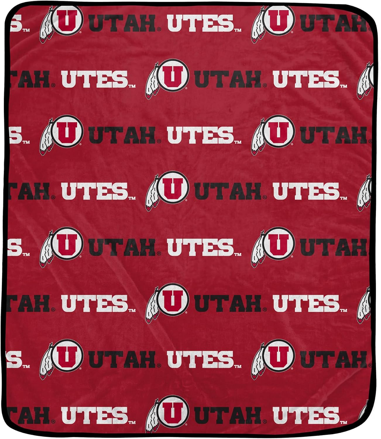 Officially Licensed NCAA Repeat Logo Wordmark Ultra Soft Blanket