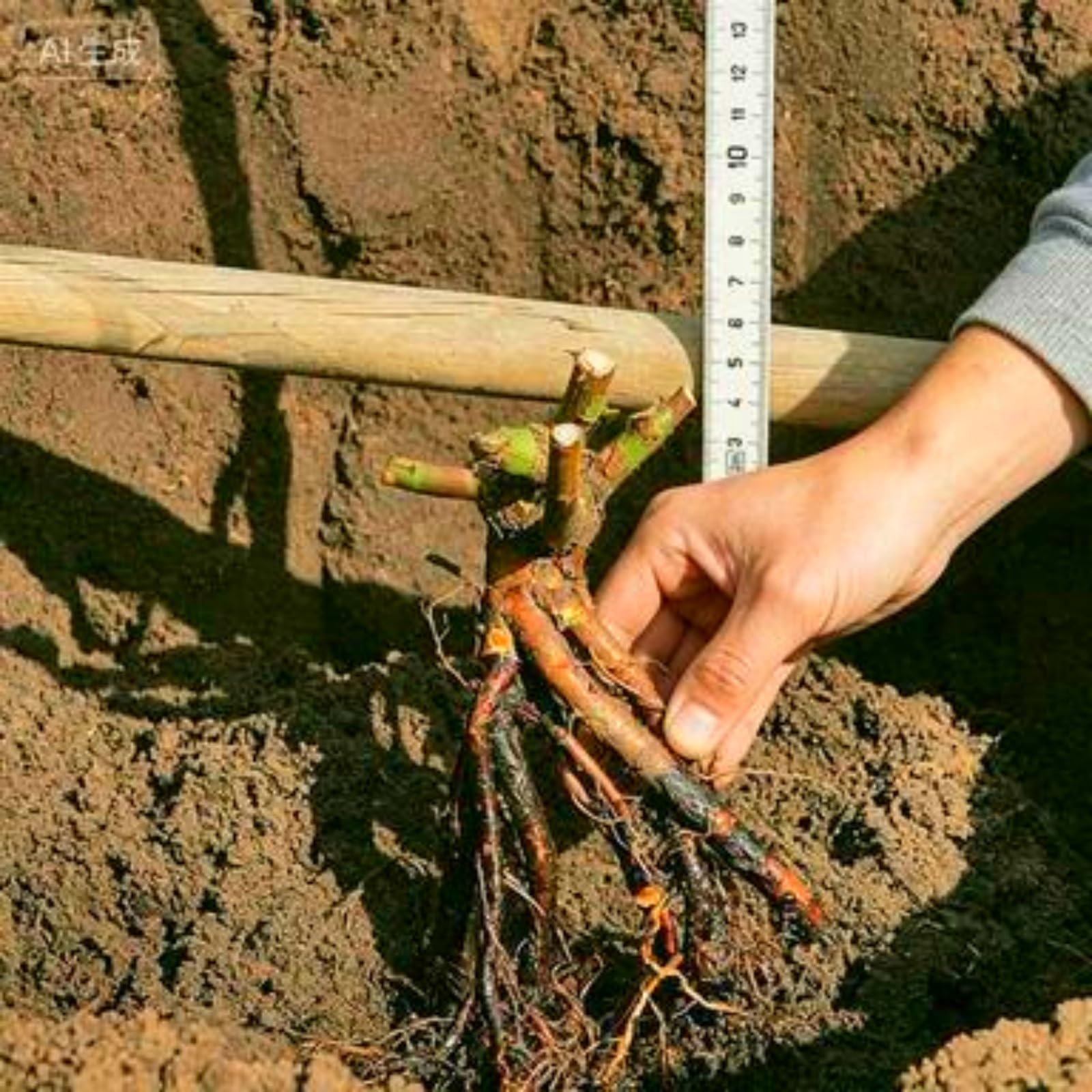 Großartig Rosenpflanzen, Rosenrhizom, Rosa, Kältetolerant Mehrjährig, Gewächs für Privatgarten und Blumentöpfe, Pflegeleicht-4Rhizome-B