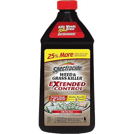 Amazon Com Spectracide Weed Grass Killer With Extended Control Concentrate 32 Ounce Garden Outdoor