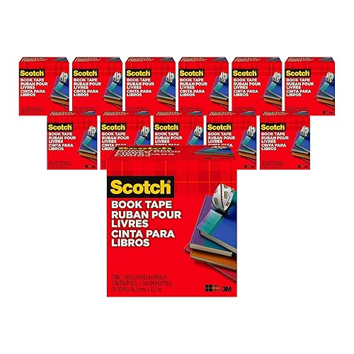 Miniatura 3 de 3M (845) Cinta de libro 845, 3 in x 15 yd Estás comprando la cantidad mínima de pedido que es de 12 rollos