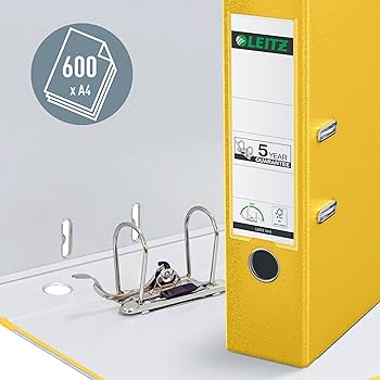 Amazon | Leitz 2リング 3インチ プレミアムリネン テクスチャー