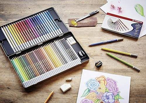 Miniatura 3 de STABILO Lápiz de tiza pastel CarbOthello - Pack de 2 - Blanco Titanio