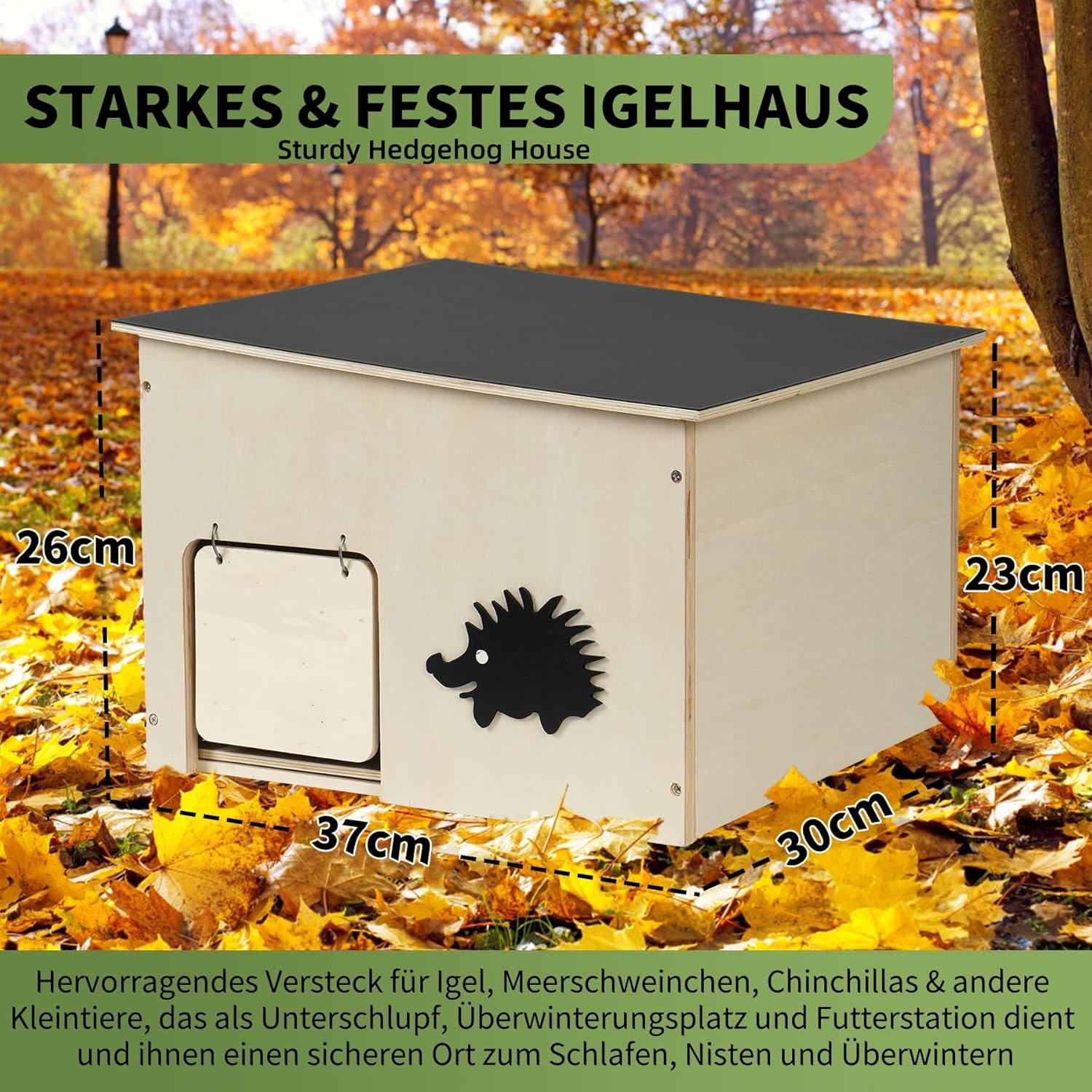 Proces montáže domčeka pre ježkov