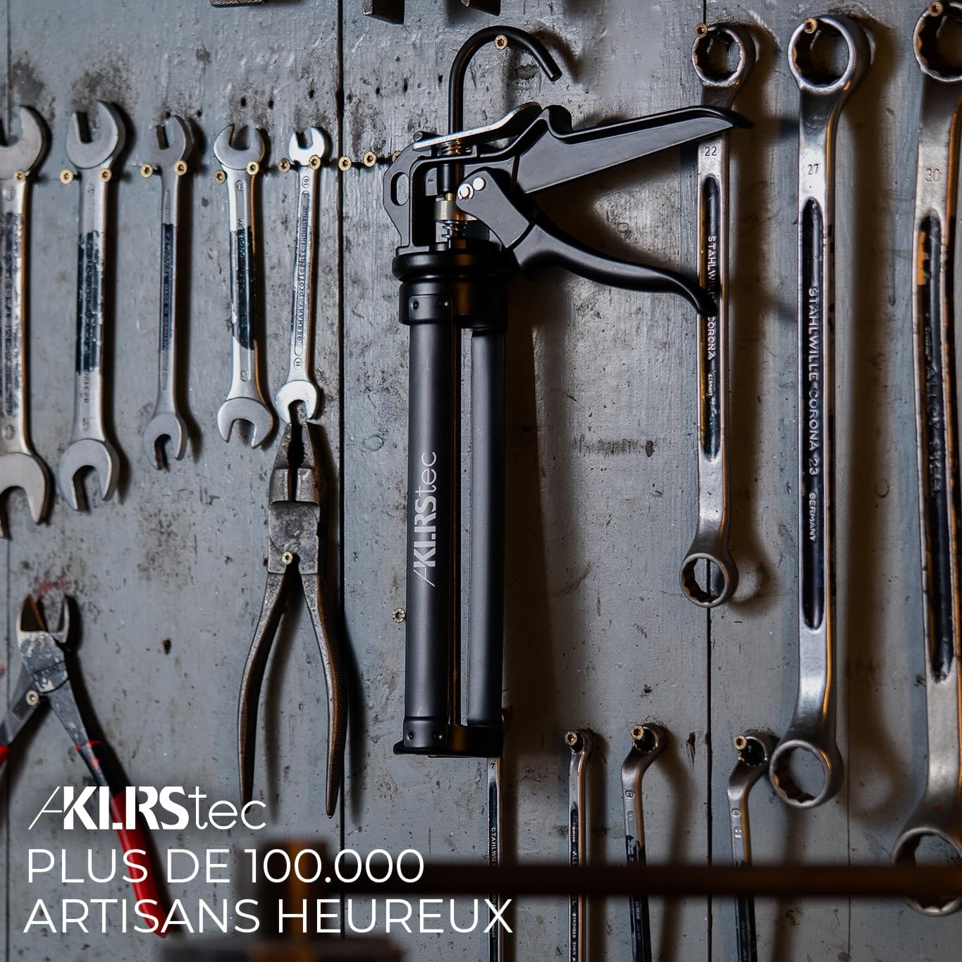 KLRStec Pistolet à cartouche professionnel 25:1 pour cartouches 150-310 ml