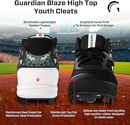 Miniatura 2 de Guardian Baseball Tacos altos y de sóftbol para niños y niñas