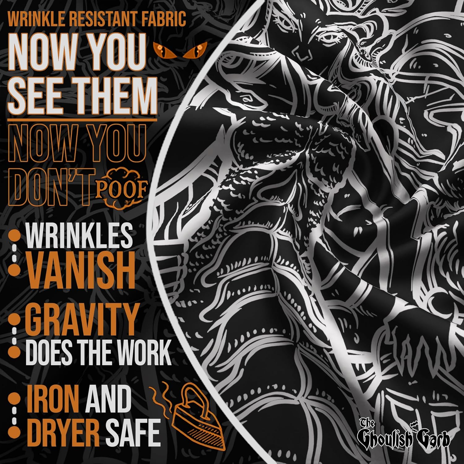 The High Priestess Tarot Card Tapestry (Black & White) - Medusa - Greek Mythology Home Decor Wall Hanging (80" x 68")