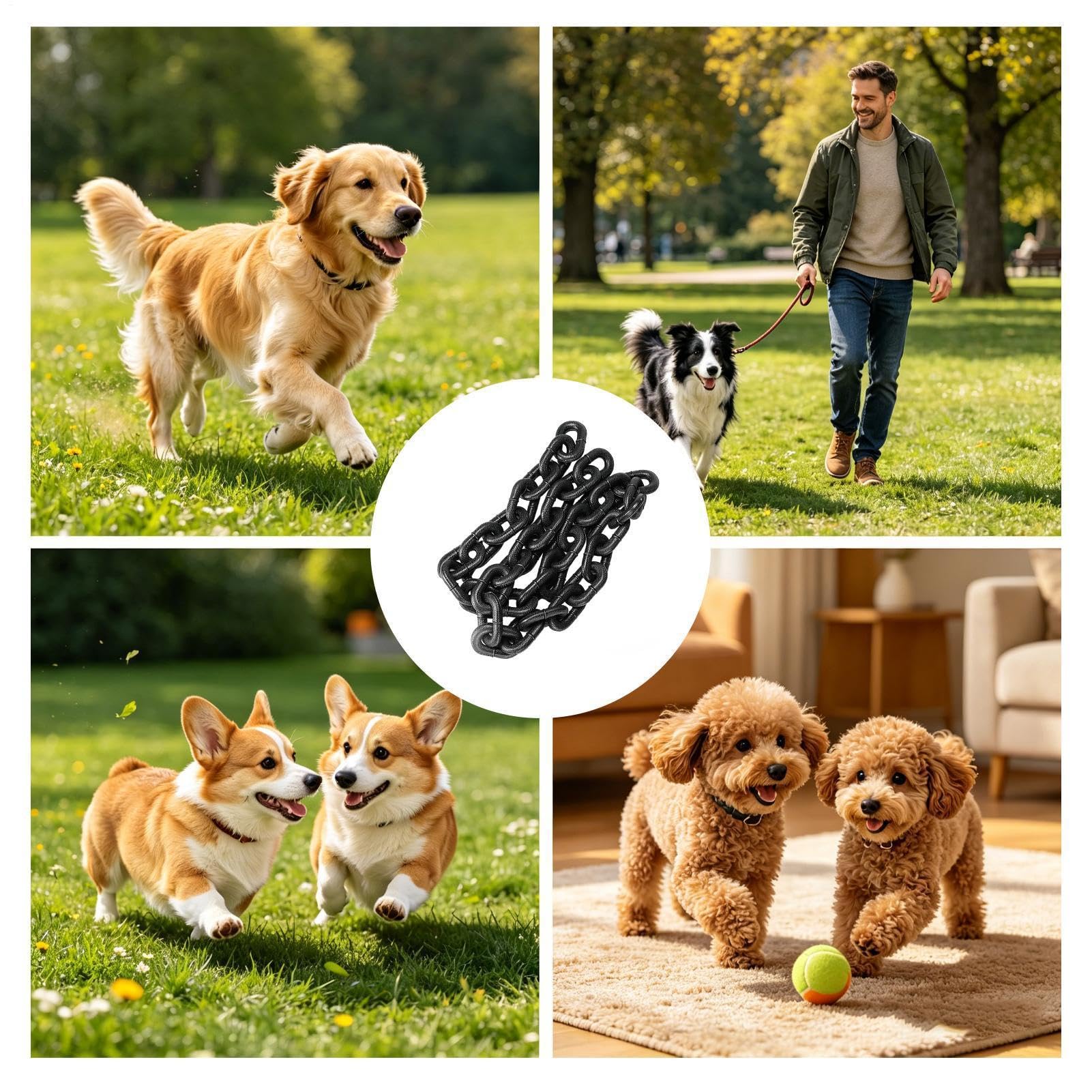 Correa para perros para exteriores Cable de entrenamiento con forma hierro | Cable de Amarre para Perros Exteriores, Patio, Playa, Camping, Senderismo, Viajes, Parque, Jardín, Paseo