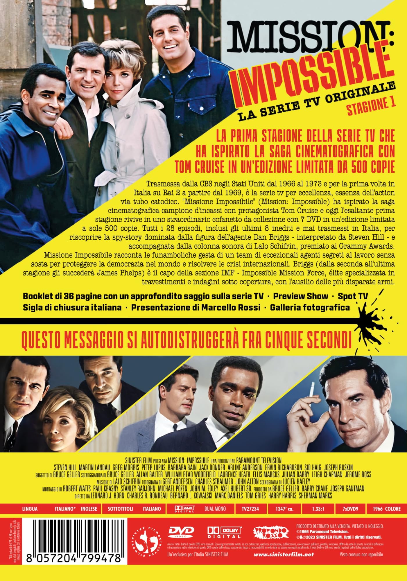 Mission: Impossible - Serie TV - Stagione 01 500 Copie)