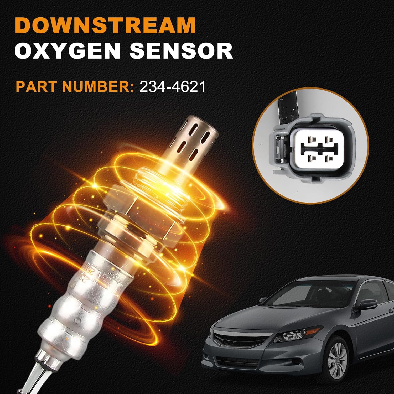 Oxygen O2 Sensor Compatible with Honda Accord 2002 2001 2000 3.0L 2001-2003 Acura CL TL 3.2L Upstream Downstream O2 Sensor 234-4727 X1 234-4621 X1 02 Sensor