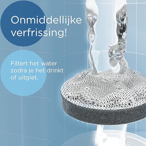 BRITA gourde filtrante Active Bleu foncé (0,6 L), 2 filtres MicroDisc - 8