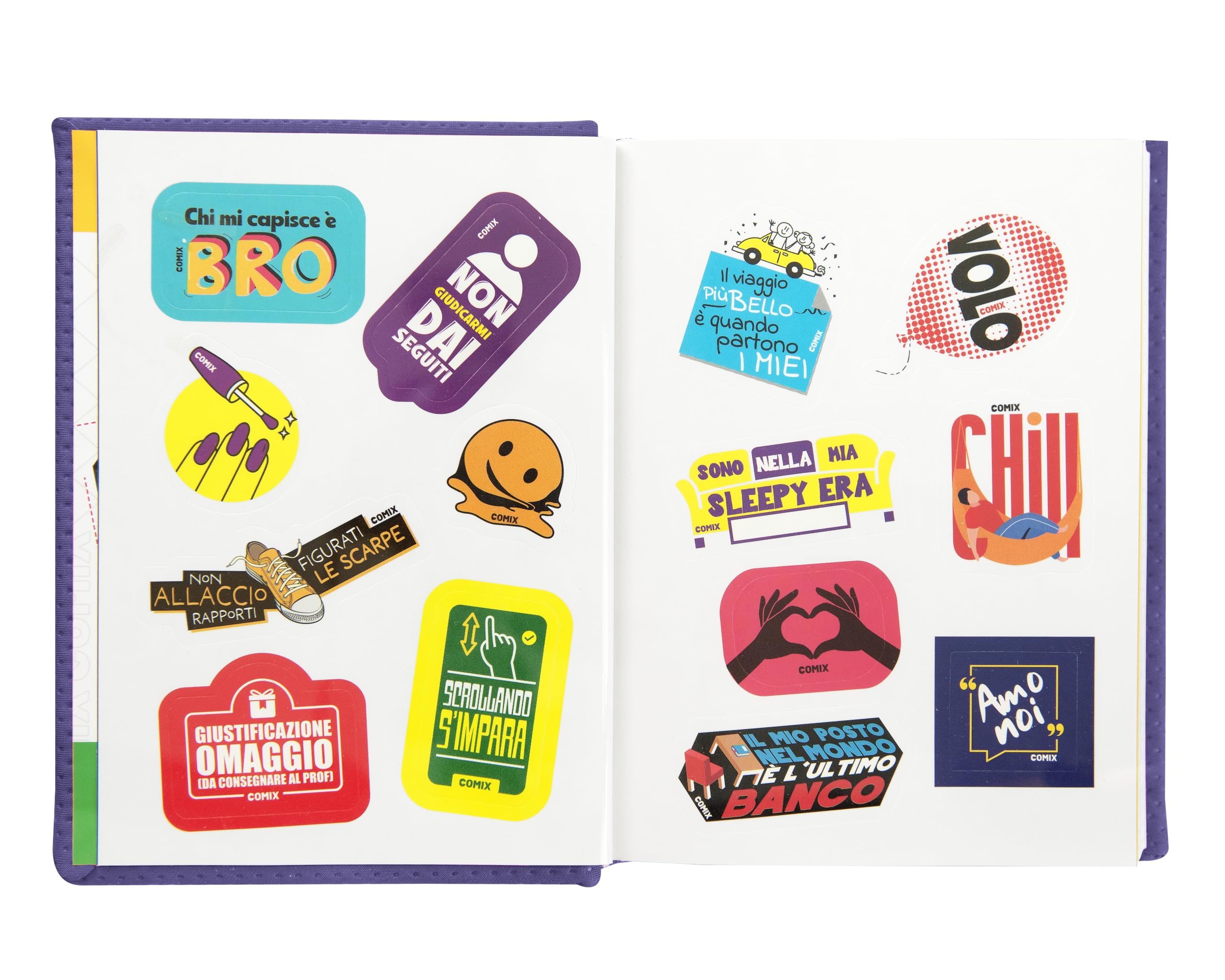 COMIX Special 2024-2025 16-Month Daily Diary for Boys and Girls with Hardcover 576 Coloured Pages and Cute Stickers - Image 3