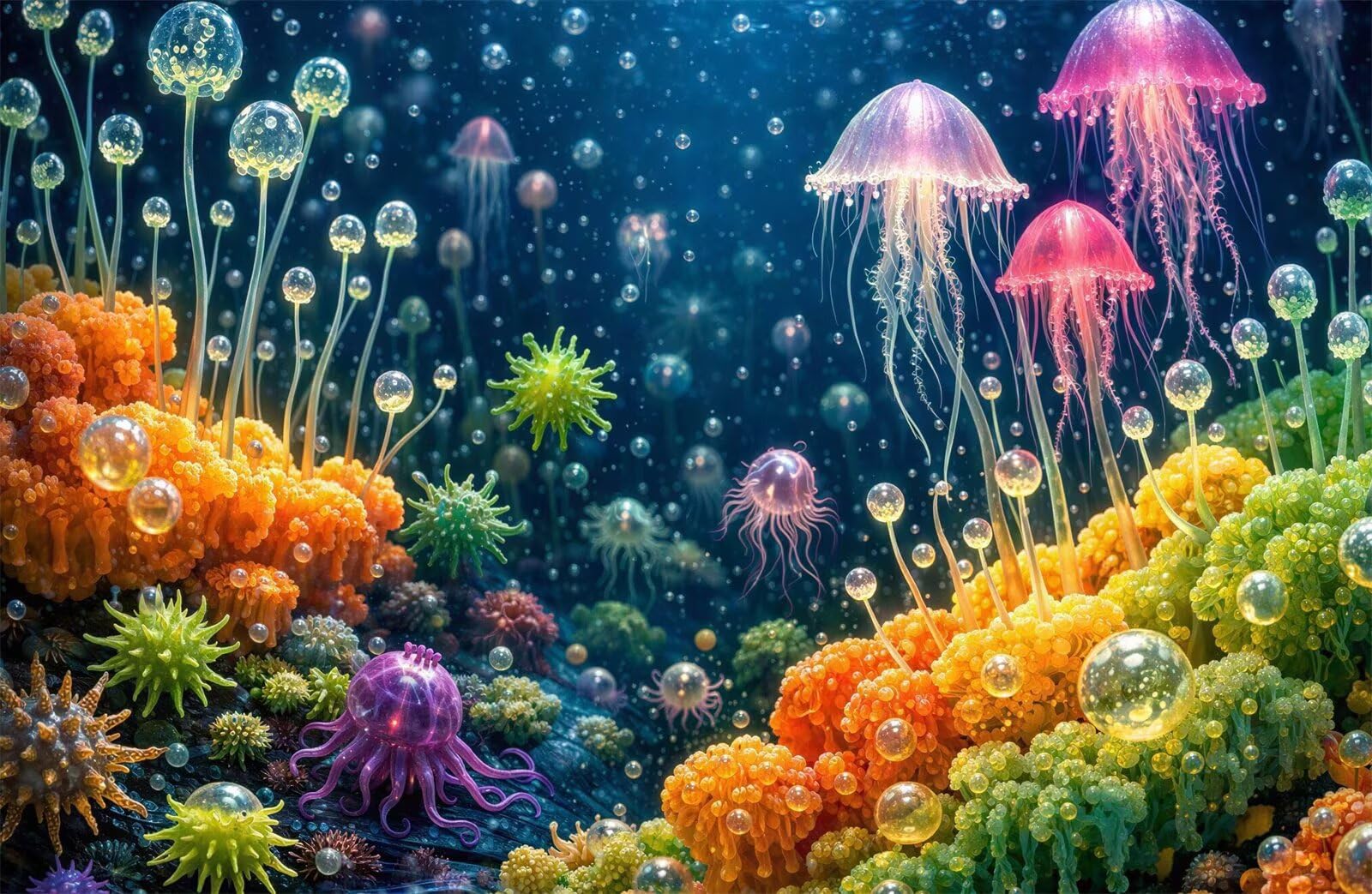 Puzzle 4000 Piezas Adultos Medusas Vegetales, Rompecabezas Adultos Dificil 141x87cm, Estimula la Concentración y Antiestrés, Juego de Habilidad para Toda la Familia