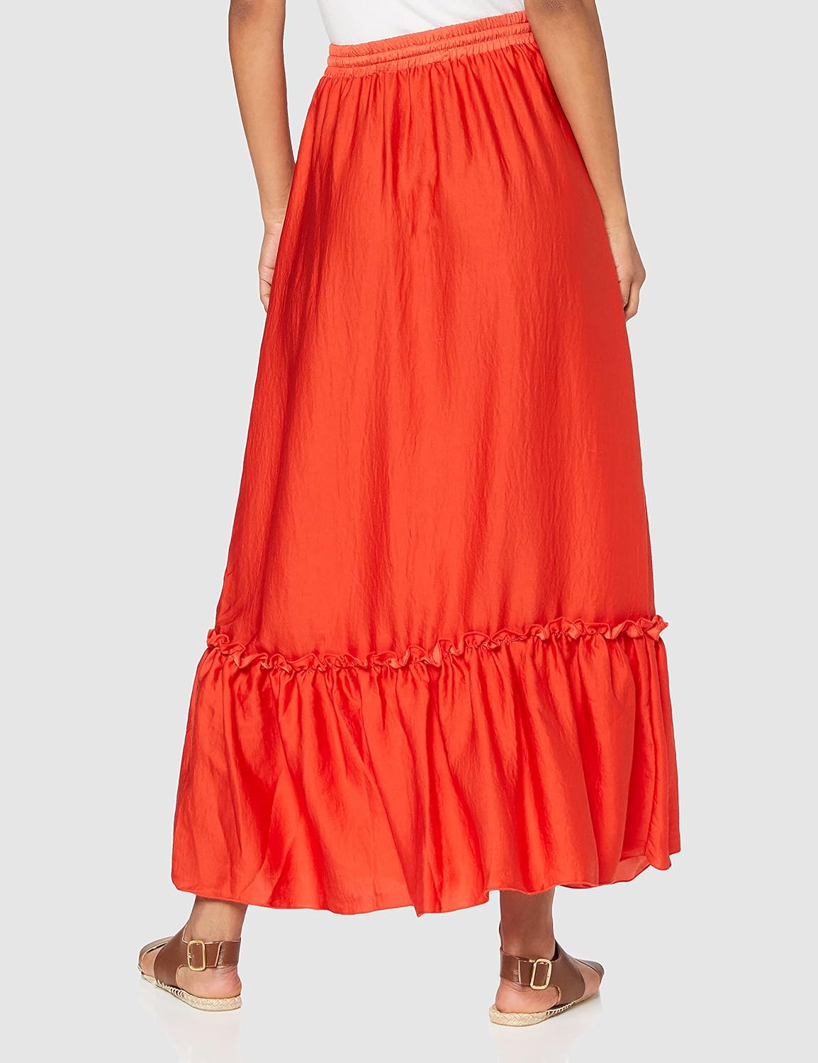 red maxi skirt amazon