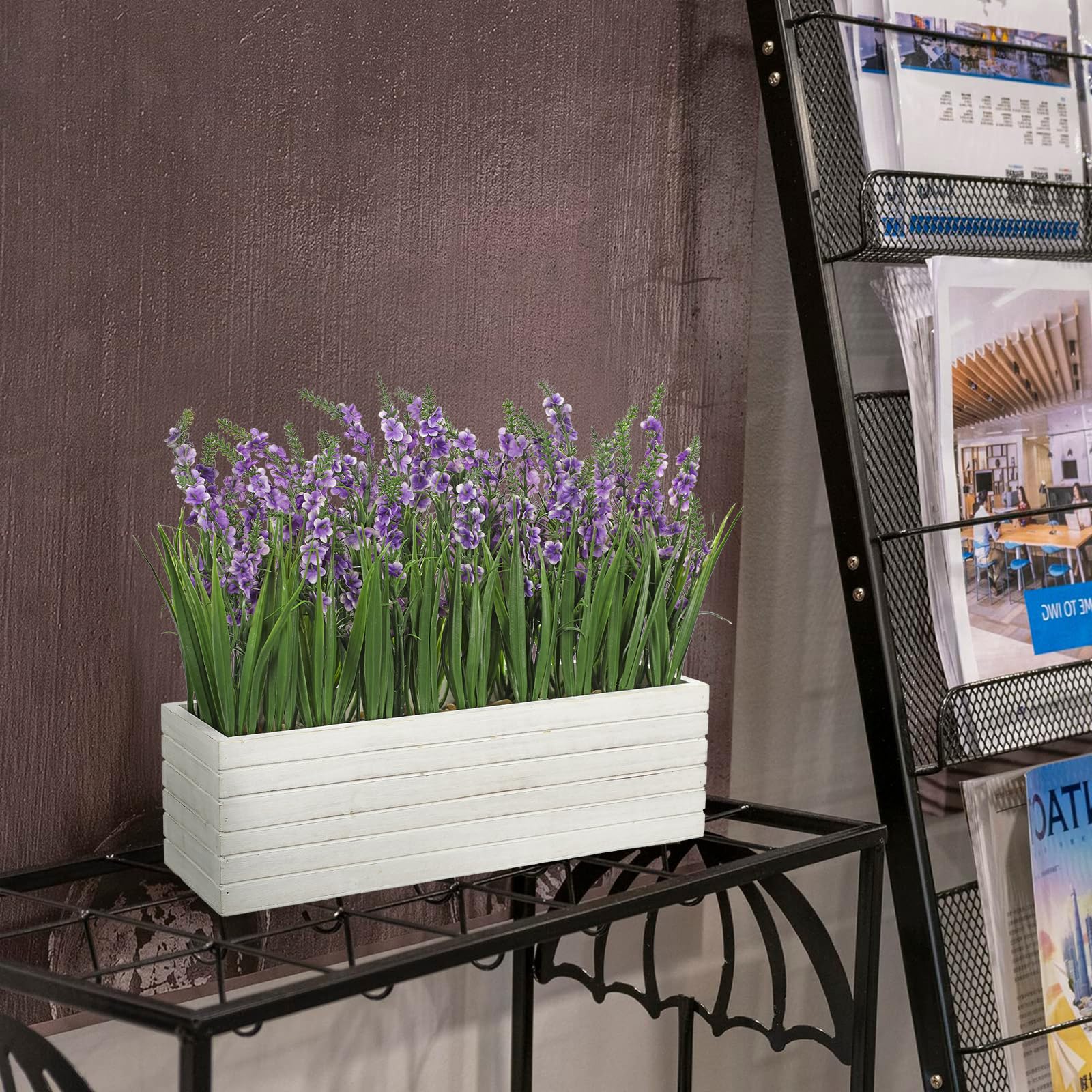 Amazon.com: 14 Inch Artificial Lavender Flower Arrangement in