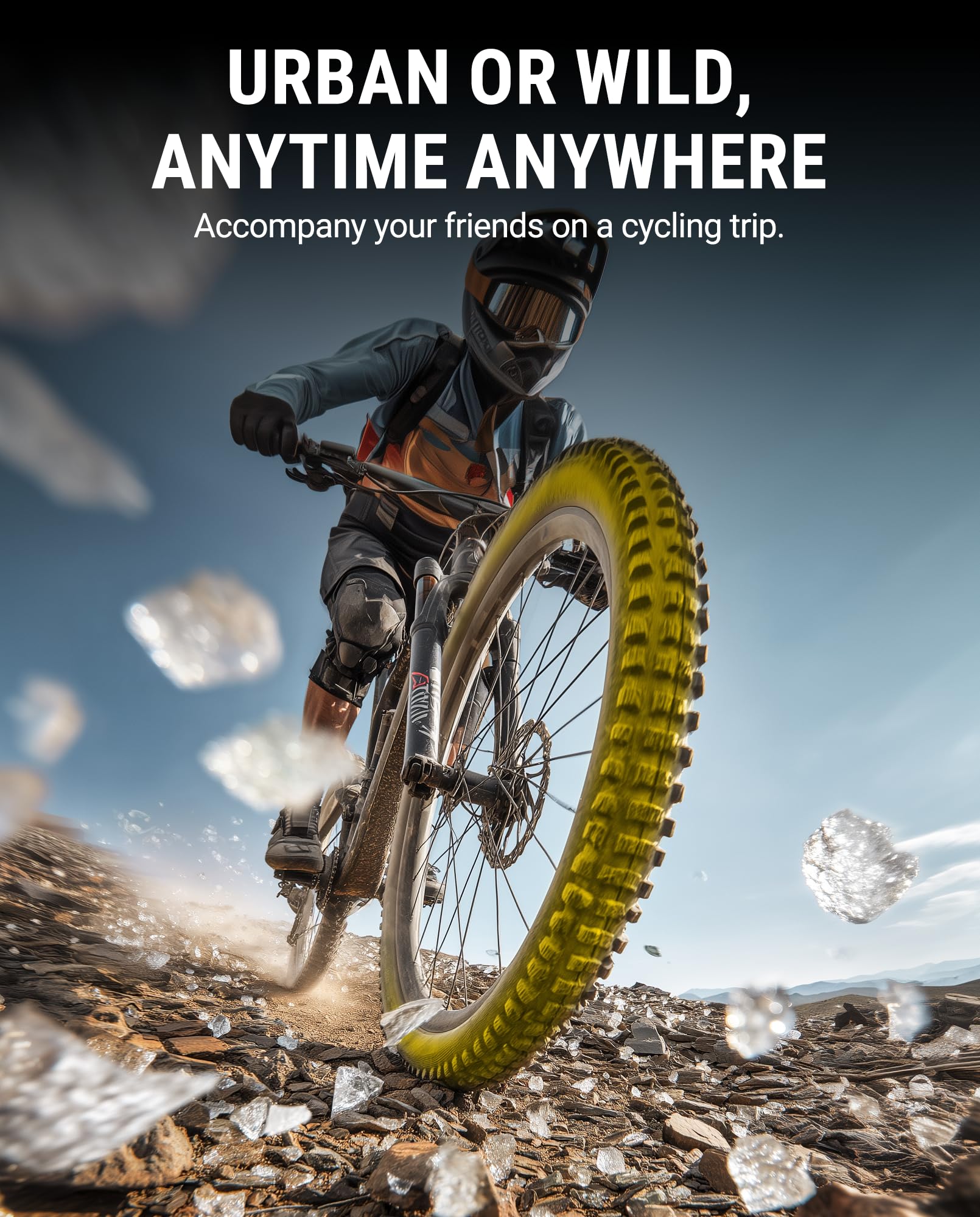 Forro de neumático resistente a prueba de pinchazos para bicicletas de neumáticos gruesos/bicicletas/motocicletas/bicicletas eléctricas/MTB/Scooter/Lawn Mover/Dirt Bike, protector plano ligero que se