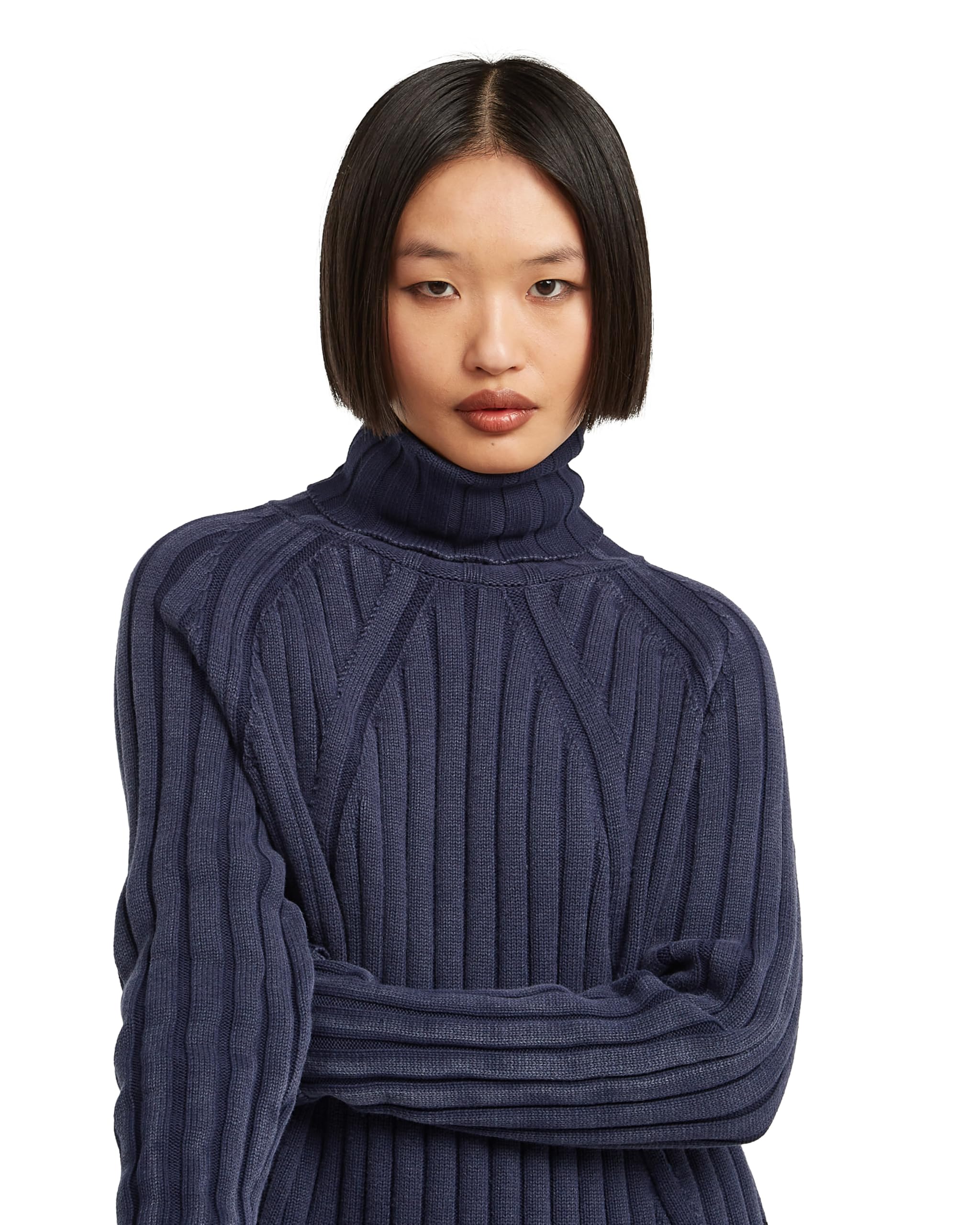 G-Star Washed Loose Turtle Knit Wmn Sudadera para Mujer