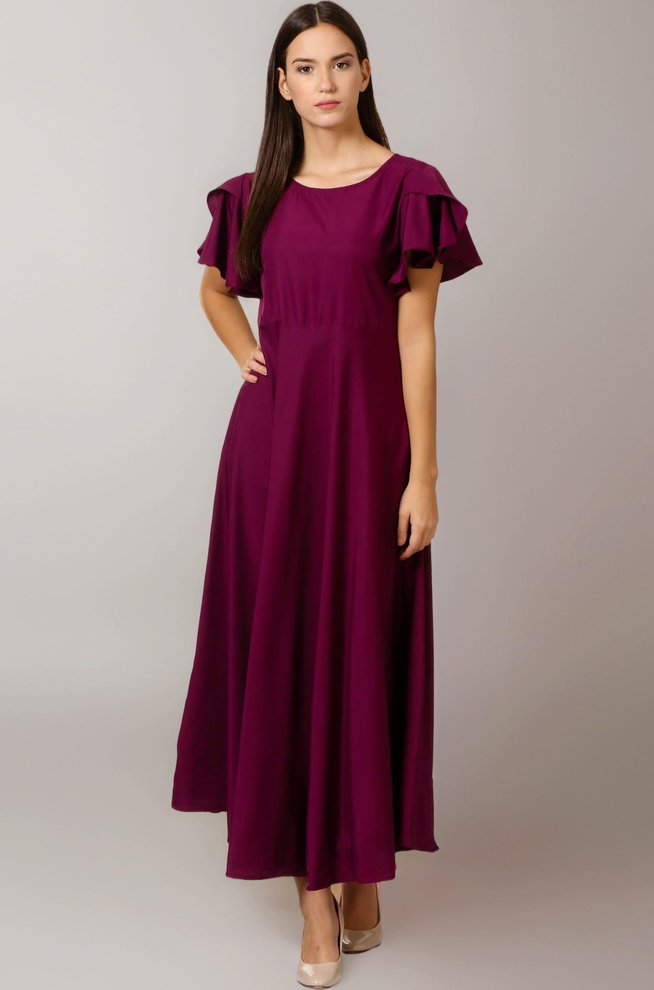 KLOOK Crepe A-Line Dress