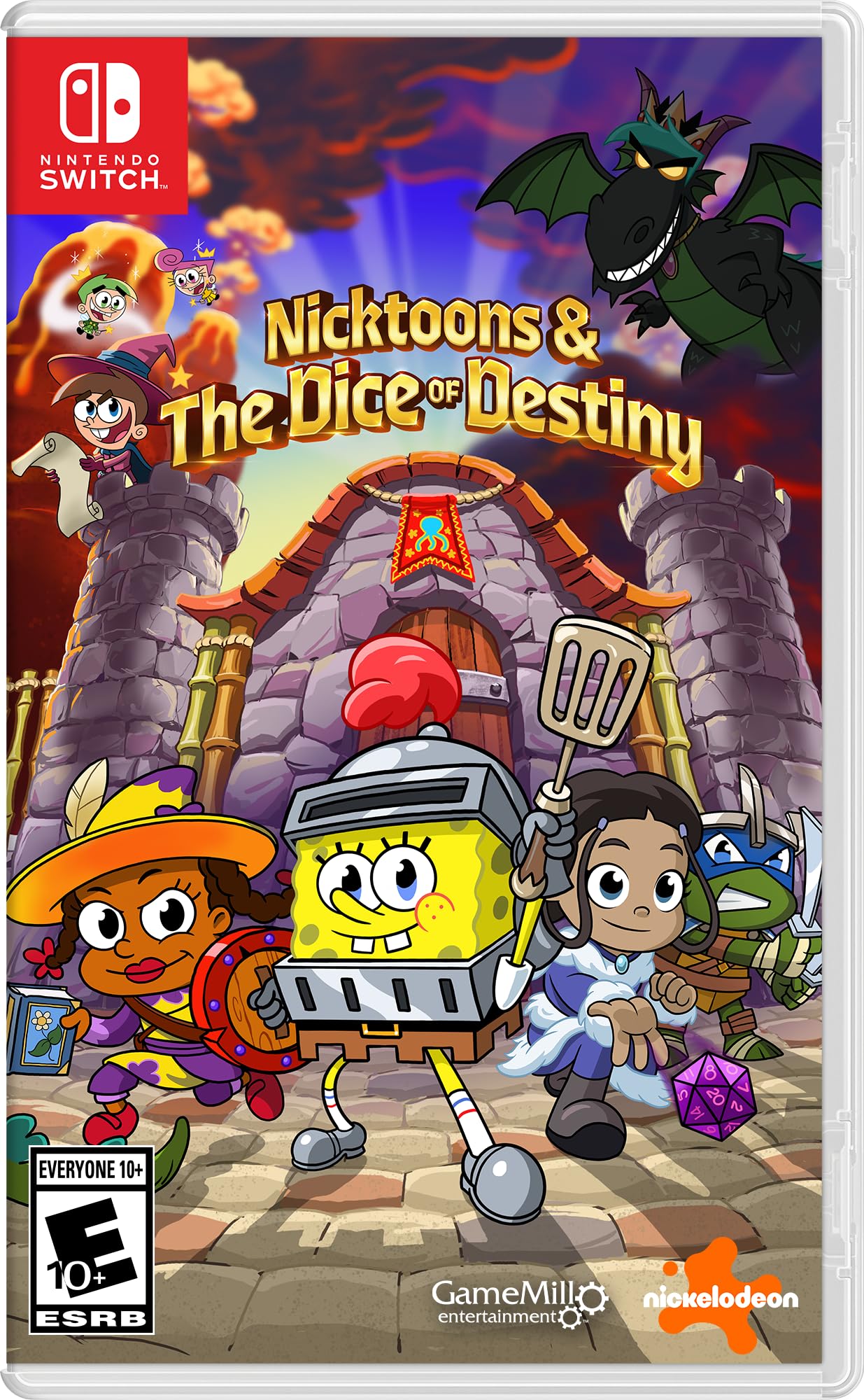 Nintendo Switch Nicktoons & The Dice of Destiny switch Amazon.com: NickToons & The Dice of Destiny - Nintendo Switch
