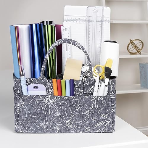 Miniatura 7 de Sammy & Lou Organizador de pañales  Bolsa plegable con asas  Organizador para pañales, toallitas y suministros para cambiadores de bebé  Papelera