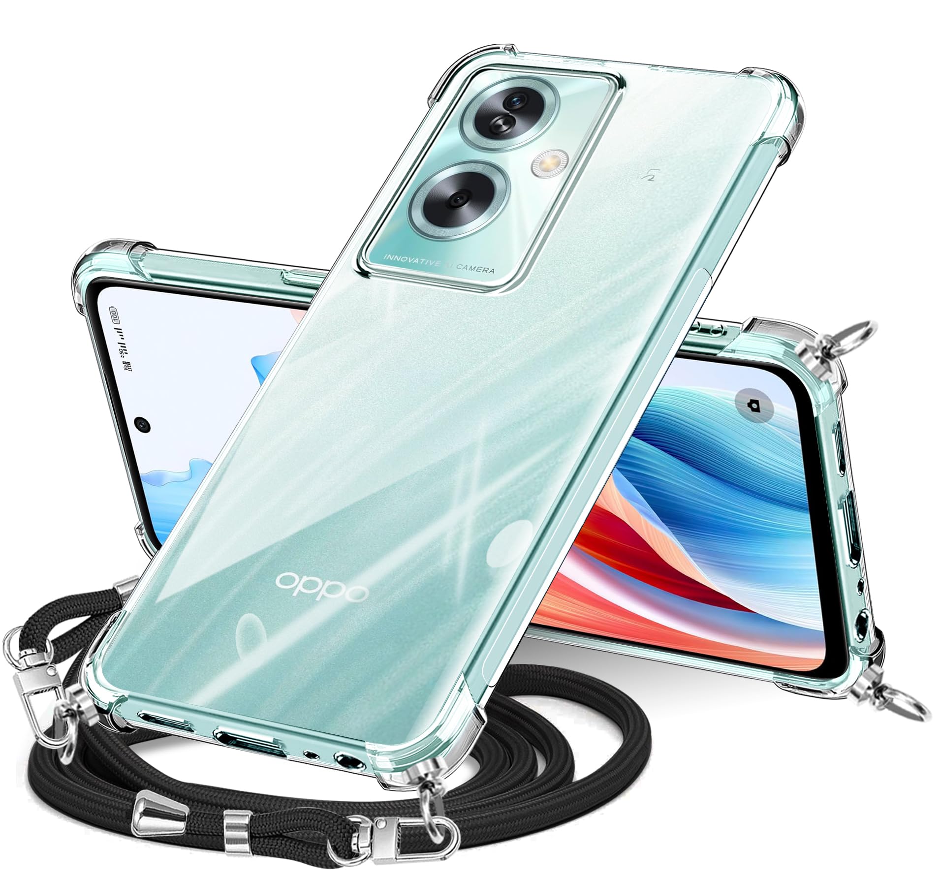 Amazon.co.jp: クリア OPPO A79 5G ケース ショルダー OPPO a79 5g 