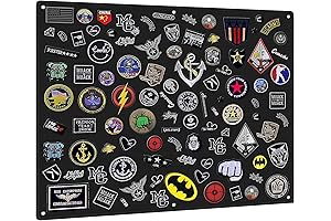 Tactical Patch Display Board - Store Military Patches on Large Velcro Wall Panel
