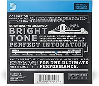 Vista 23 de D'Addario Electric Guitar Strings, XL Nickel, EXL110-10P, Regular Light Gauge 10-46, 6-String Set, Pack of 10