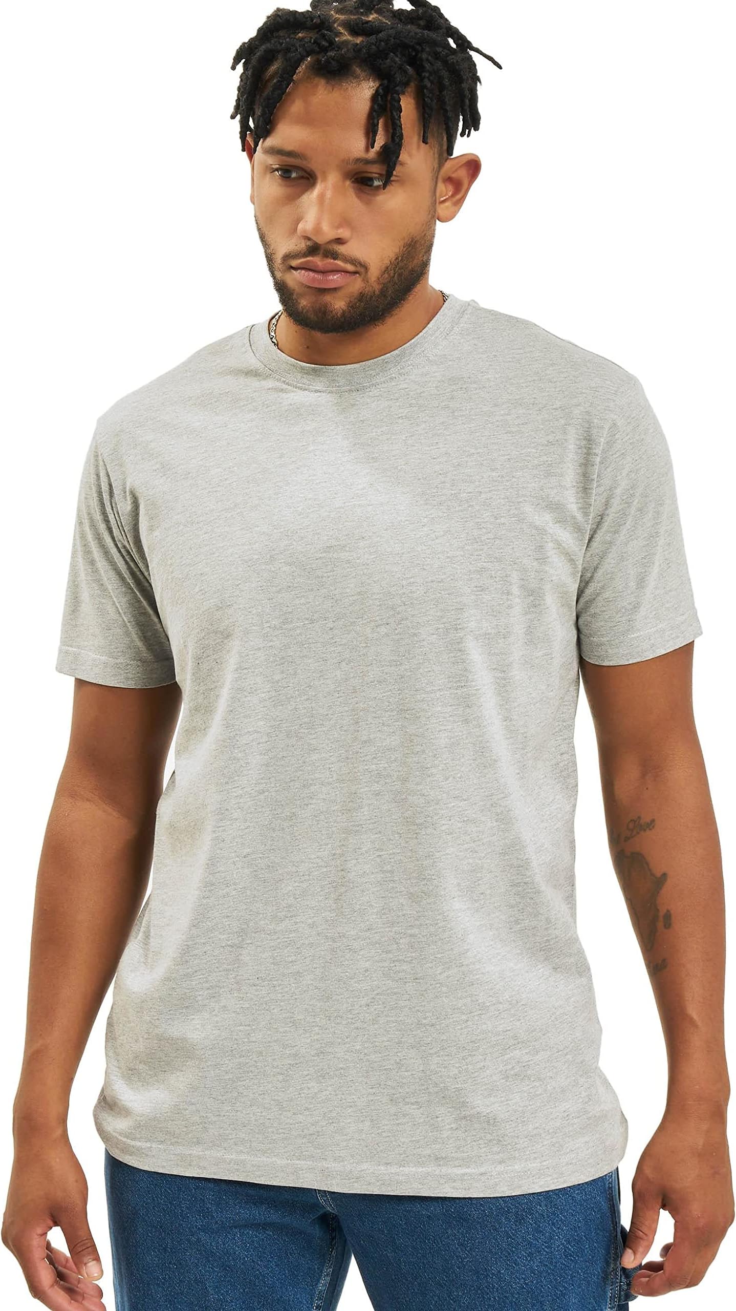 Urban ClassicsMens Basic Tee Regular Fit Short Sleeves T-Shirt