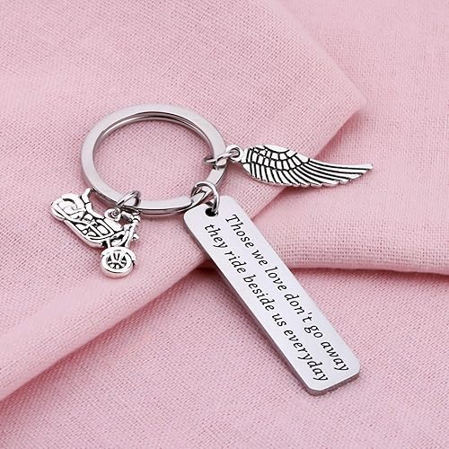 Miniatura 3 de POTIY - Llavero con texto en inglés "Those We Love Don't Go Away en memoria del hermano papá marido"