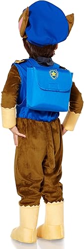 Vista 2 de Spirit disfraz del personaje Chase de Paw Patrol, ideal para fiesta de Halloween.