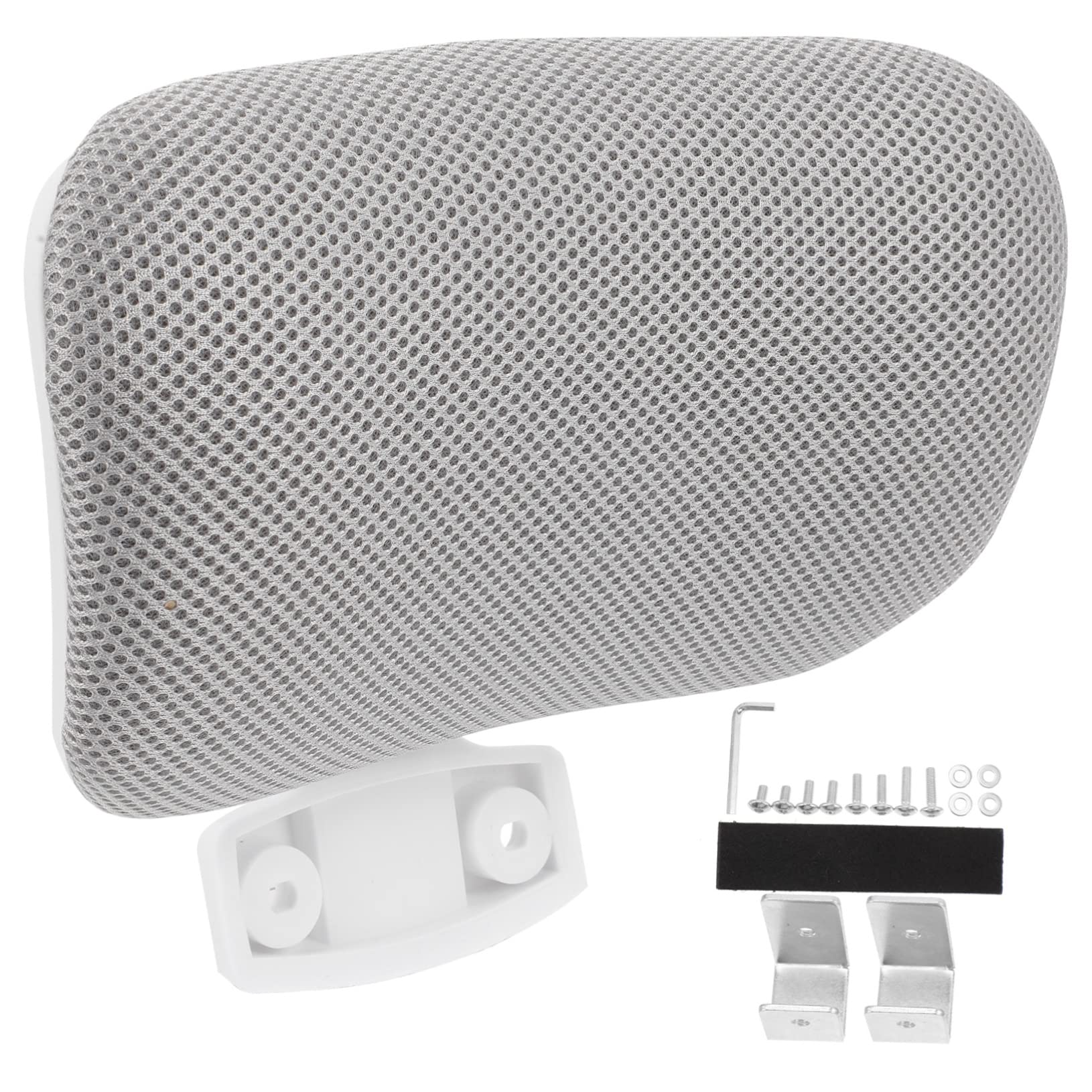 Hemobllo Reposacabezas de Silla de Oficina Ajustable Estructura Ergonómica y Material de Malla para Aliviar el Dolor de Cuello en Oficina y Hogar