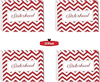 Vista 16 de Tarjetas de notas rosas y verdes Inspiradas en la hermandad Tarjeta de agradecimiento, cumpleaños y hermandad