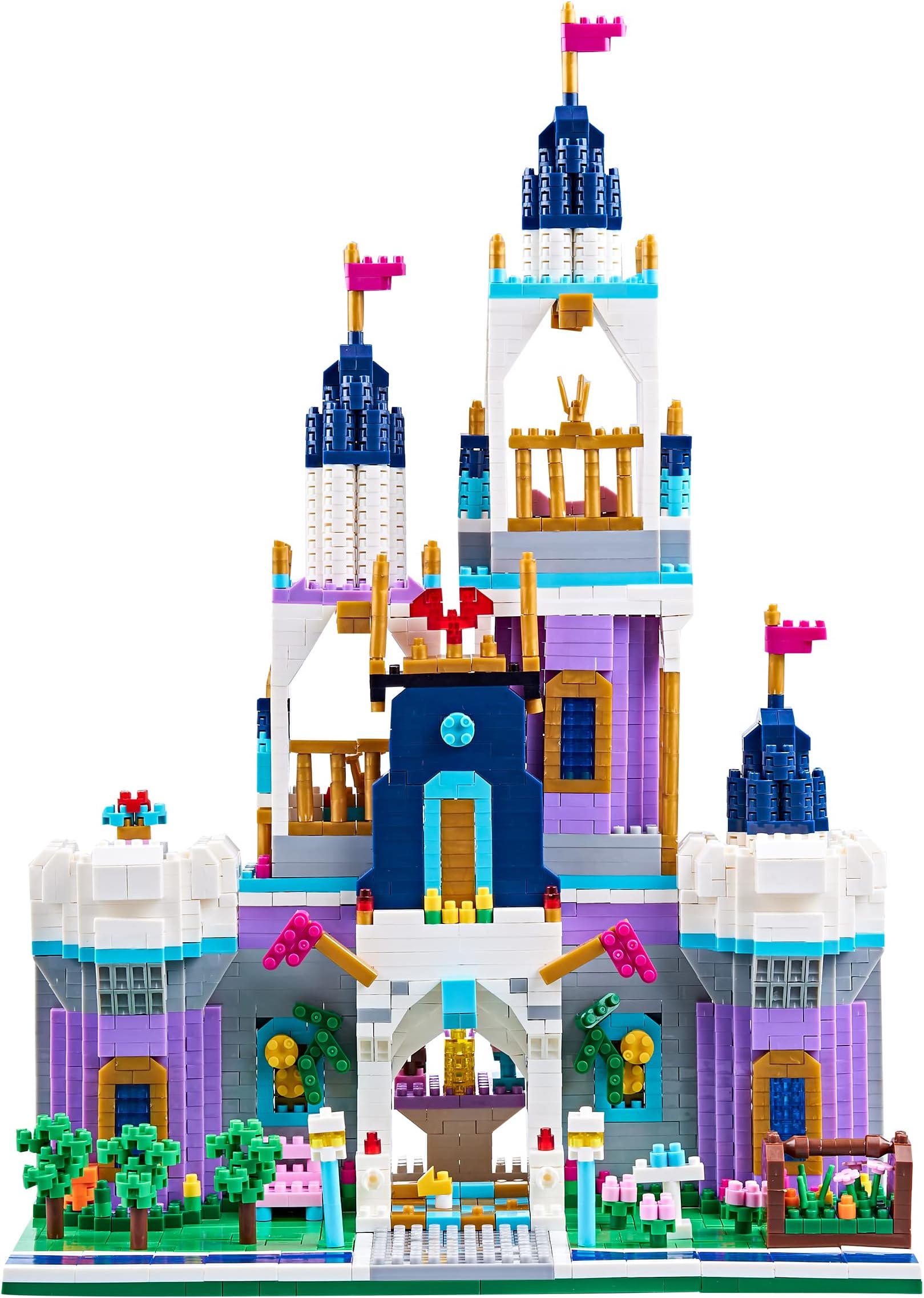 Kadablk Architecture Micro Blocks Building Castle Sets,2800+ PCS, Mini Bricks Building Blocks for Adults and Teens，Dream Castle