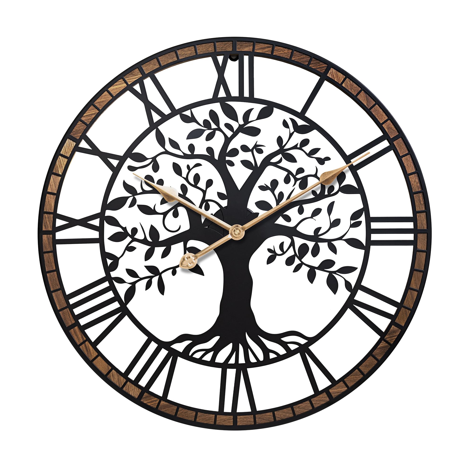 Horloge Murale Design Moderne 40 cm, Horloge Murale Arbre de Vie