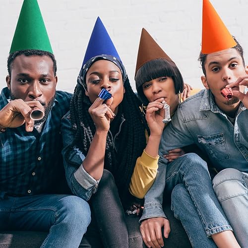 Miniatura 5 de SATINIOR Sombreros de gnomo, accesorio de crayón de fieltro, sombrero de cono de bruja enana para adultos, Halloween, Navidad