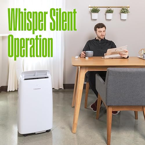 Miniatura 6 de Westinghouse - Aire acondicionado portátil de 12,000 BTU para habitaciones de hasta 550 pies cuadrados, aire acondicionado portátil con